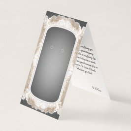 カスタムレースフレームセルフスタンドイヤリングカード