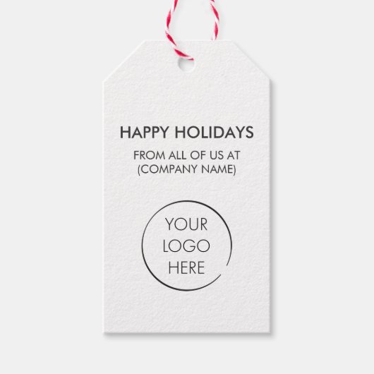 カスタムロつるゴラベルホリデイ・ビジネスマーケティング ギフトタグ (正面)