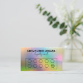 カスタムロイヤリティカード 名刺 (スタンド正面)