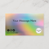 カスタムロイヤリティカード 名刺 (裏面)