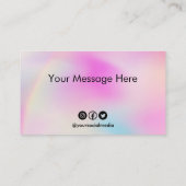 カスタムロイヤリティカード 名刺 (裏面)