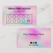 カスタムロイヤリティカード 名刺 (正面/裏面)