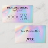 カスタムロイヤリティカード 名刺 (正面/裏面)