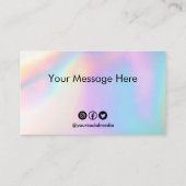 カスタムロイヤリティカード 名刺 (裏面)