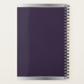 カスタムロエレガントゴ紫シルバー プランナー手帳 (裏面)