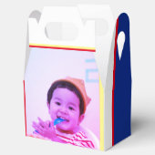 カスタムロケット任務スマイル写真誕生日 フェイバーボックス (オープン)