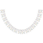 カスタムロケット船宇宙をテーマにしたパーティーバンティング バンティングフラッグ (全)