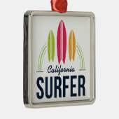カスタムロケーションサーファーオーナメント メタルオーナメント (右)