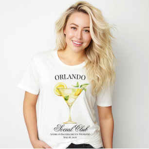 カスタムロケーションソーシャルクラブレモンカクテルバッハ Tシャツ