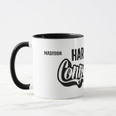 カスタムロケーション&名前コネチカット州 マグカップ (左)