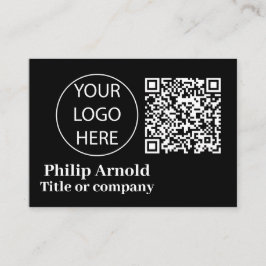 カスタムロゴおよびQRコード名刺 名刺