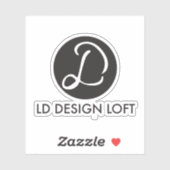 カスタムロゴで置き換えるブランディング シール (シート)