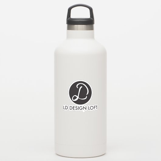 カスタムロゴで置き換えるブランディング シール (ウォーターボトル)