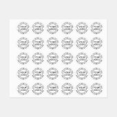 カスタムロゴとテキストラウンドファブリックの衣類 ラベル (シート)