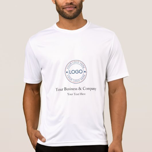 カスタムロゴとテキスト Tシャツ (正面)