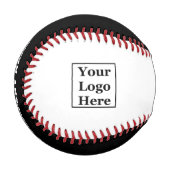 カスタムロゴと会社名の追加 野球ボール (正面左)