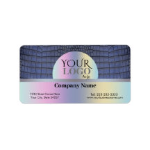 カスタムロゴと会社名コバルトアリゲータースキン