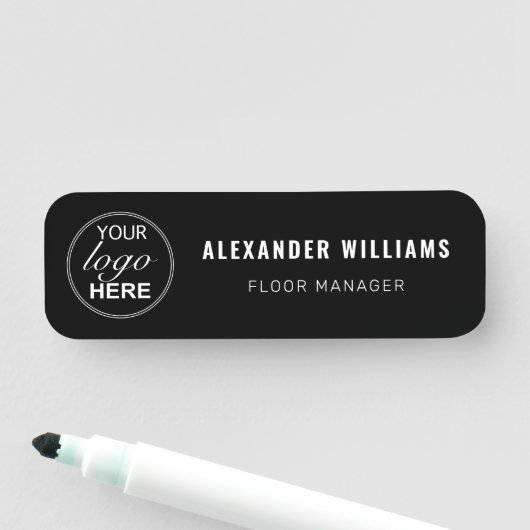 カスタムロゴと従業員 名札 (インサイチュ)