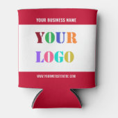 カスタムロゴと文字クーラーボックス – 色の選択 缶クーラー (正面)