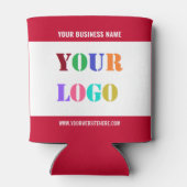 カスタムロゴと文字クーラーボックス – 色の選択 缶クーラー (裏面)