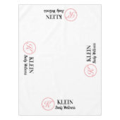 カスタムロゴと文字付きテーブルクロス テーブルクロス (正面)