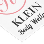 カスタムロゴと文字付きテーブルランナー ショートテーブルランナー (コーナー)