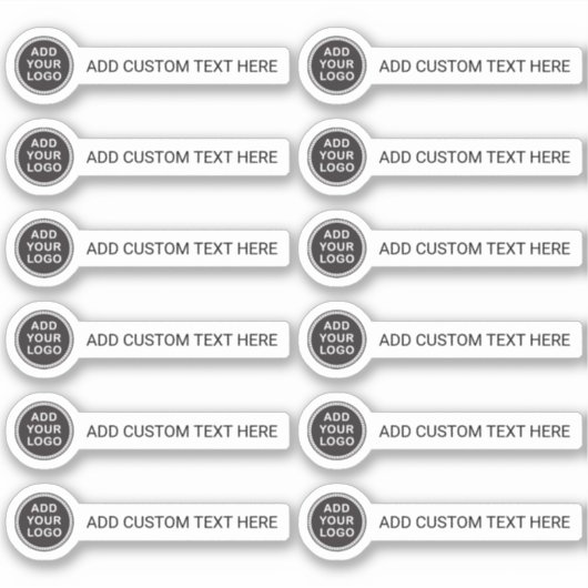 カスタムロゴと文字 シール (正面)