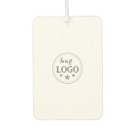 カスタムロゴとQRコードポートレート四角形 カーエアーフレッシュナー