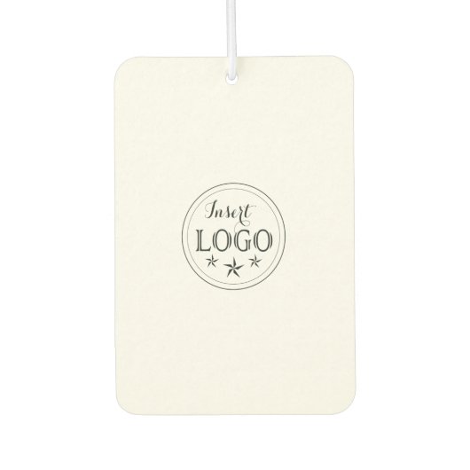 カスタムロゴとQRコードポートレート四角形 カーエアーフレッシュナー (正面)