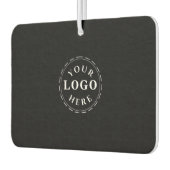 カスタムロゴとQRコード横長長方形 カーエアーフレッシュナー (左)