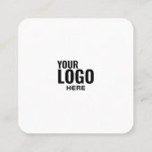 カスタムロゴとQRコード正方形名刺 スクエア名刺 (裏面)