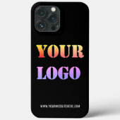 カスタムロゴとWebサイトのビジネスiPhoneケース Case-Mate iPhoneケース (裏面)