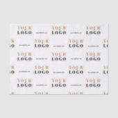 カスタムロゴとWebサイト小ティッシュペーパー 薄葉紙 (正面)