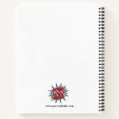 カスタムロゴのアップロード – 独自のビジネスを作成 ノートブック (裏面)