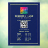 カスタムロゴのアップロードQRコードの営業時間 ウィンドウサイン (シート3)