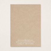 カスタムロゴのイヤリングホル素朴ダーカードの追加 (裏面)