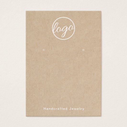 カスタムロゴのイヤリングホル素朴ダーカードの追加 (正面)