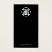 カスタムロゴのイヤリング表示カードを追加する (正面)