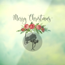 カスタムロゴのクリスマスウィンドウまたは壁貼り ウィンドウサイン