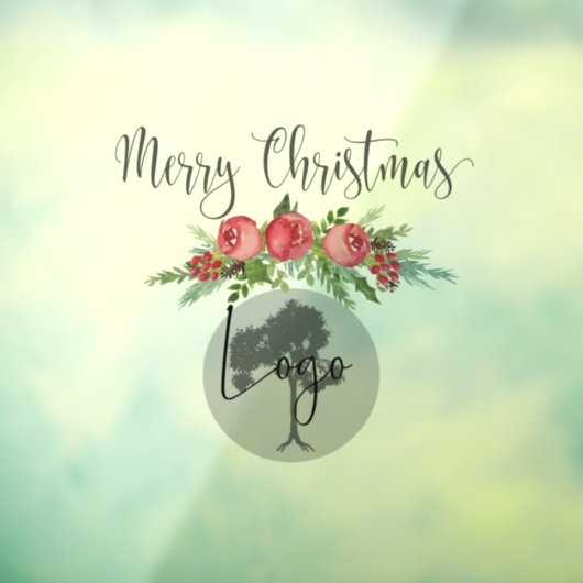カスタムロゴのクリスマスウィンドウまたは壁貼り ウィンドウサイン (シート3)