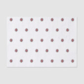 カスタムロゴのパターン白いプロモーション 薄葉紙 (正面)