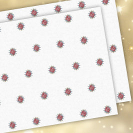 カスタムロゴのパターン白いプロモーション 薄葉紙