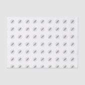 カスタムロゴのパターン白いプロモーション 薄葉紙 (正面)