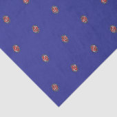 カスタムロゴのパターン青のプロモーション 薄葉紙 (詳細)