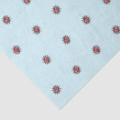 カスタムロゴのパタ淡い色のーン（青） 薄葉紙 (詳細)