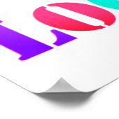 カスタムロゴのビジネスパーソナライズされた促進 ポスター (角)