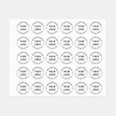 カスタムロゴのビジネス名のプロモパーソナライズされたーション ラベル (シート)