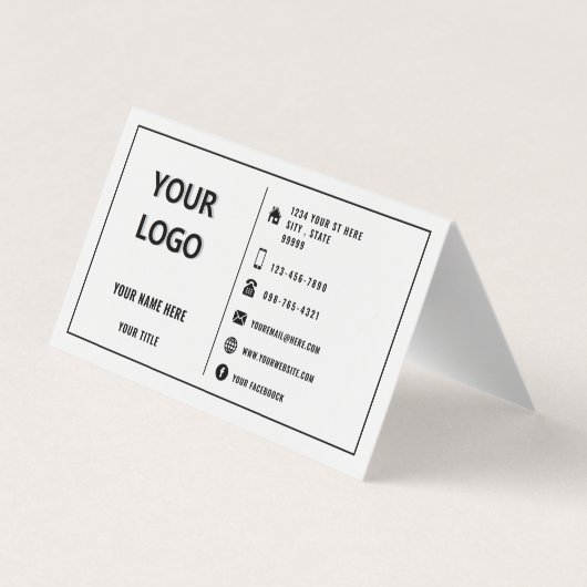 カスタムロゴのビジネス名モダンは色を表現 名刺 (裏面)