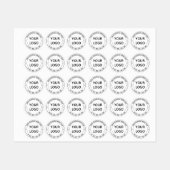 カスタムロゴのビジネス名ラパーソナライズされたベル ラベル (シート)