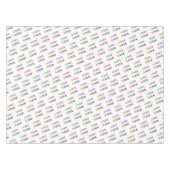 カスタムロゴのプロモーションテーブルクロス – お使いの色 テーブルクロス (正面(横))